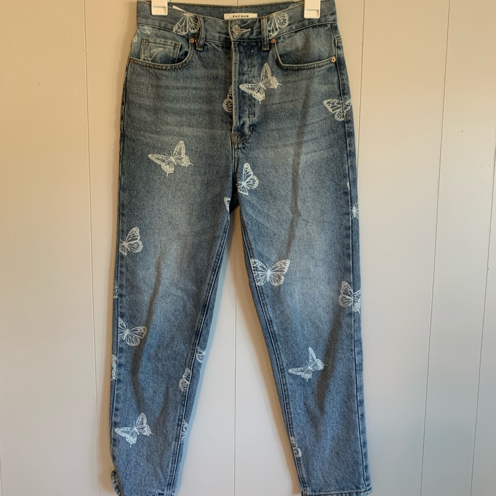 Pacsun Butterfly Jeans